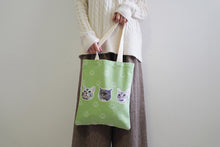 画像をギャラリービューアに読み込む, 両面印刷♪名入れペット写真による作成トートバッグ♪ お散歩バッグ♪おしゃれバッグ