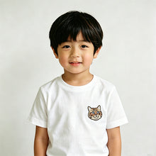 画像をギャラリービューアに読み込む, オリジナル子供用半袖Tシャツ(ペット刺繍・ユニセックス)