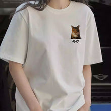 画像をギャラリービューアに読み込む, 愛犬・愛猫ペット・うちの子の写真オーダーメイドTシャツ色付き名入り