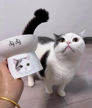 画像をギャラリービューアに読み込む, オリジナル似顔絵と名前が入る ✨ペットフードボウル 食器