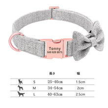 画像をギャラリービューアに読み込む, 犬用首輪リードセット★名入れ おしゃれ 迷子防止 ♪01