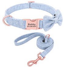 画像をギャラリービューアに読み込む, 犬用首輪リードセット★名入れ おしゃれ 迷子防止 ♪01