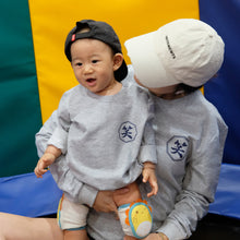 画像をギャラリービューアに読み込む, 商店風長袖Tシャツ-家族みんなでお揃い!商店長袖Tシャツメンズサイズキッズサイズ