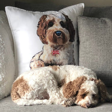 画像をギャラリービューアに読み込む, ペットの似顔絵クッション♪ オーダーメイド★ 犬•猫•ウサギ•小動物 【両面印刷】
