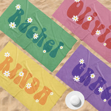 画像をギャラリービューアに読み込む, ★カラフルビーチタオル★ 名入れ 夏アウトドア02