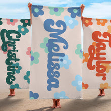 画像をギャラリービューアに読み込む, ★カラフルビーチタオル★ 名入れ 夏アウトドア08