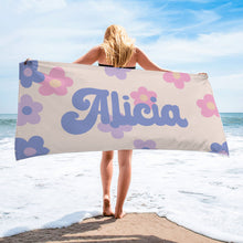 画像をギャラリービューアに読み込む, ★カラフルビーチタオル★ 名入れ 夏アウトドア08