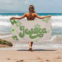 画像をギャラリービューアに読み込む, ★カラフルビーチタオル★ 名入れ 夏アウトドア08