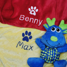 画像をギャラリービューアに読み込む, 刺繍★ペットの名入れ  オリジナルブランケット ♪