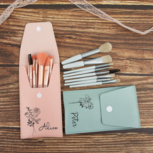 画像をギャラリービューアに読み込む, 名入れ誕生花 メイクブラッシセット♬おしゃれ