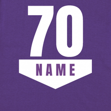 画像をギャラリービューアに読み込む, 名入り♬古希祝いTシャツ 数字02