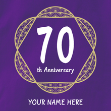 画像をギャラリービューアに読み込む, 名入り♬古希祝いTシャツ 紋章