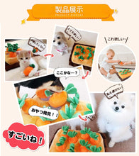 画像をギャラリービューアに読み込む, ★犬おもちゃ★ にんじん畑 人参収穫隊2代 可愛い ストレス解消 犬用噛むおもちゃ知育玩具