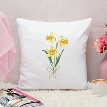 画像をギャラリービューアに読み込む, 名入れ誕生花クッション♪ オーダーメイド★ 【片面印刷】