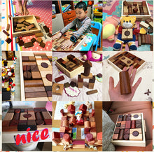 画像をギャラリービューアに読み込む, 知育玩具★名入れ対応可能★積み木誕生日祝い出産祝い