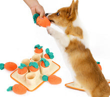 画像をギャラリービューアに読み込む, ★犬おもちゃ★ にんじん畑 人参収穫隊2代 可愛い ストレス解消 犬用噛むおもちゃ知育玩具