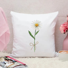 画像をギャラリービューアに読み込む, 名入れ誕生花クッション♪ オーダーメイド★ 【片面印刷】