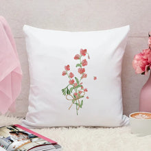画像をギャラリービューアに読み込む, 名入れ誕生花クッション♪ オーダーメイド★ 【片面印刷】