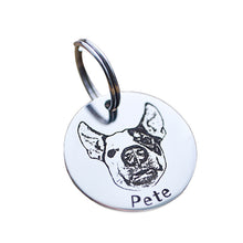 画像をギャラリービューアに読み込む, 両面印刻✨ペットの写真で作る迷子札・ネームタグ 名入れ