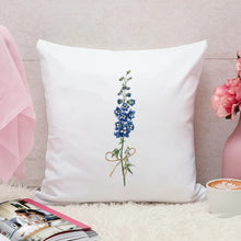 画像をギャラリービューアに読み込む, 名入れ誕生花クッション♪ オーダーメイド★ 【片面印刷】