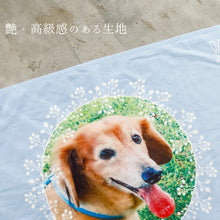 画像をギャラリービューアに読み込む, ★ペットの写真からオーダー  オリジナルブランケット ♪ 膝掛け ♪多色選択可♪暖かいふわふわ温活02