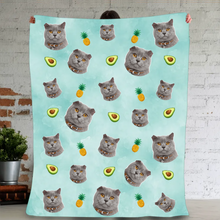画像をギャラリービューアに読み込む, ★ペットの写真からオーダー  オリジナルブランケット ♪ アクセサリー パターンデザイン