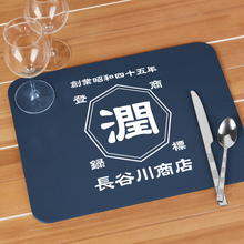 画像をギャラリービューアに読み込む, 商店風☆ランチョンマット