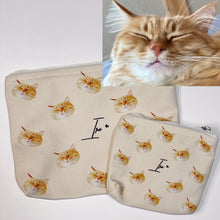 画像をギャラリービューアに読み込む, ペット写真でつくるオリジナルポーチ♪ 可愛い【両面印刷】