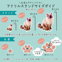 画像をギャラリービューアに読み込む, うちの子写真による作成 アクリルスタンド✨カスタムギフト