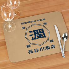 画像をギャラリービューアに読み込む, 商店風☆ランチョンマット