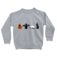 画像をギャラリービューアに読み込む, 秋冬大活躍!ハロウィントレーナー ♡パンプキンと黒猫ちゃん