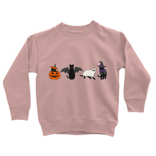 画像をギャラリービューアに読み込む, 秋冬大活躍!ハロウィントレーナー ♡パンプキンと黒猫ちゃん