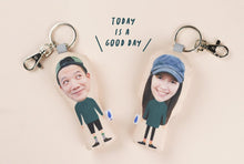 画像をギャラリービューアに読み込む, カスタム キーチェーン オーダーメイド  写真✨クッション タイプ 【両面印刷】交換ギフト