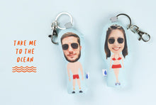 画像をギャラリービューアに読み込む, カスタム キーチェーン オーダーメイド  写真✨クッション タイプ 【両面印刷】交換ギフト