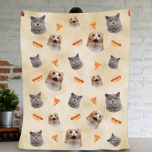 画像をギャラリービューアに読み込む, ★ペットの写真からオーダー  オリジナルブランケット ♪ アクセサリー パターンデザイン