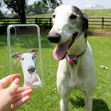 画像をギャラリービューアに読み込む, 【透明】【油絵】 うちの子たちがいるあなたに最適なオリジナルスマホケース 人の顔も可♪ iPhone/Samsung/Xperia/AQUOS/Huawei/Google