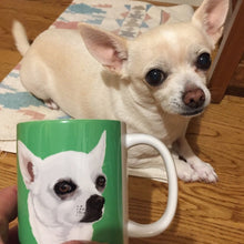 画像をギャラリービューアに読み込む, ペットの似顔絵マグカップ  オーダーメイド