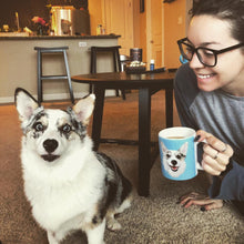 画像をギャラリービューアに読み込む, ペットの似顔絵マグカップ  オーダーメイド