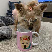 画像をギャラリービューアに読み込む, ペットの似顔絵マグカップ  オーダーメイド