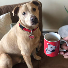 画像をギャラリービューアに読み込む, ペットの似顔絵マグカップ  オーダーメイド
