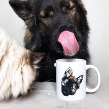 画像をギャラリービューアに読み込む, ペットの似顔絵マグカップ  オーダーメイド
