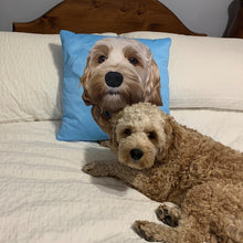画像をギャラリービューアに読み込む, ペットの似顔絵クッション♪ オーダーメイド★ 犬•猫•ウサギ•小動物 【両面印刷】
