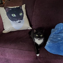 画像をギャラリービューアに読み込む, ペットの似顔絵クッション♪ オーダーメイド★ 犬•猫•ウサギ•小動物 【両面印刷】