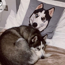 画像をギャラリービューアに読み込む, ペットの似顔絵クッション♪ オーダーメイド★ 犬•猫•ウサギ•小動物 【両面印刷】