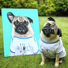 画像をギャラリービューアに読み込む, あなたのペットを世界に1つだけのアート作品に♪ ペット似顔絵イラスト