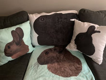 画像をギャラリービューアに読み込む, ペットの似顔絵クッション♪ オーダーメイド★ 犬•猫•ウサギ•小動物 【両面印刷】