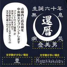 画像をギャラリービューアに読み込む, 前掛け風還暦Tシャツ 名前を入れた粋な還暦Tシャツ♬月
