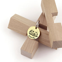 画像をギャラリービューアに読み込む, 両面印刻✨ペットの写真で作る迷子札・ネームタグ 名入れ