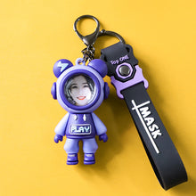 画像をギャラリービューアに読み込む, カスタマイズギフト★世界に一つだけ★写真入りキーホルダー 可愛い熊02