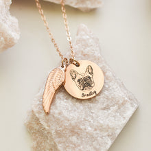 画像をギャラリービューアに読み込む, ✨ペットの写真で作る可愛いネックレス✨フライウイング